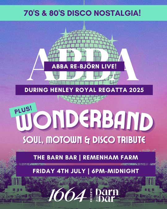 POSTER FOR ABBA REBJORN LIVE AT HENLEY ROYAL REGATTA