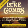 poster for the luke combs experience detailing the event