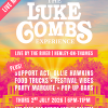Event poster for The Luke Combs Experience during Henley Regatta