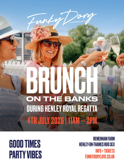 SATURDAY |  Funky Dory Brunch-on-the-Banks during Henley Regatta